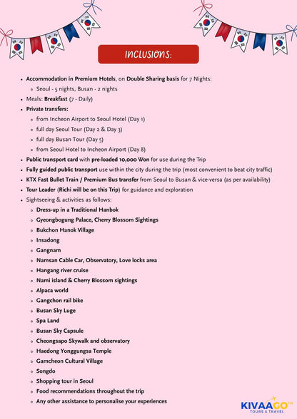 South Korea All Girls Cherry Blossom