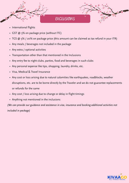 Japan Cherry Blossom Group Trip