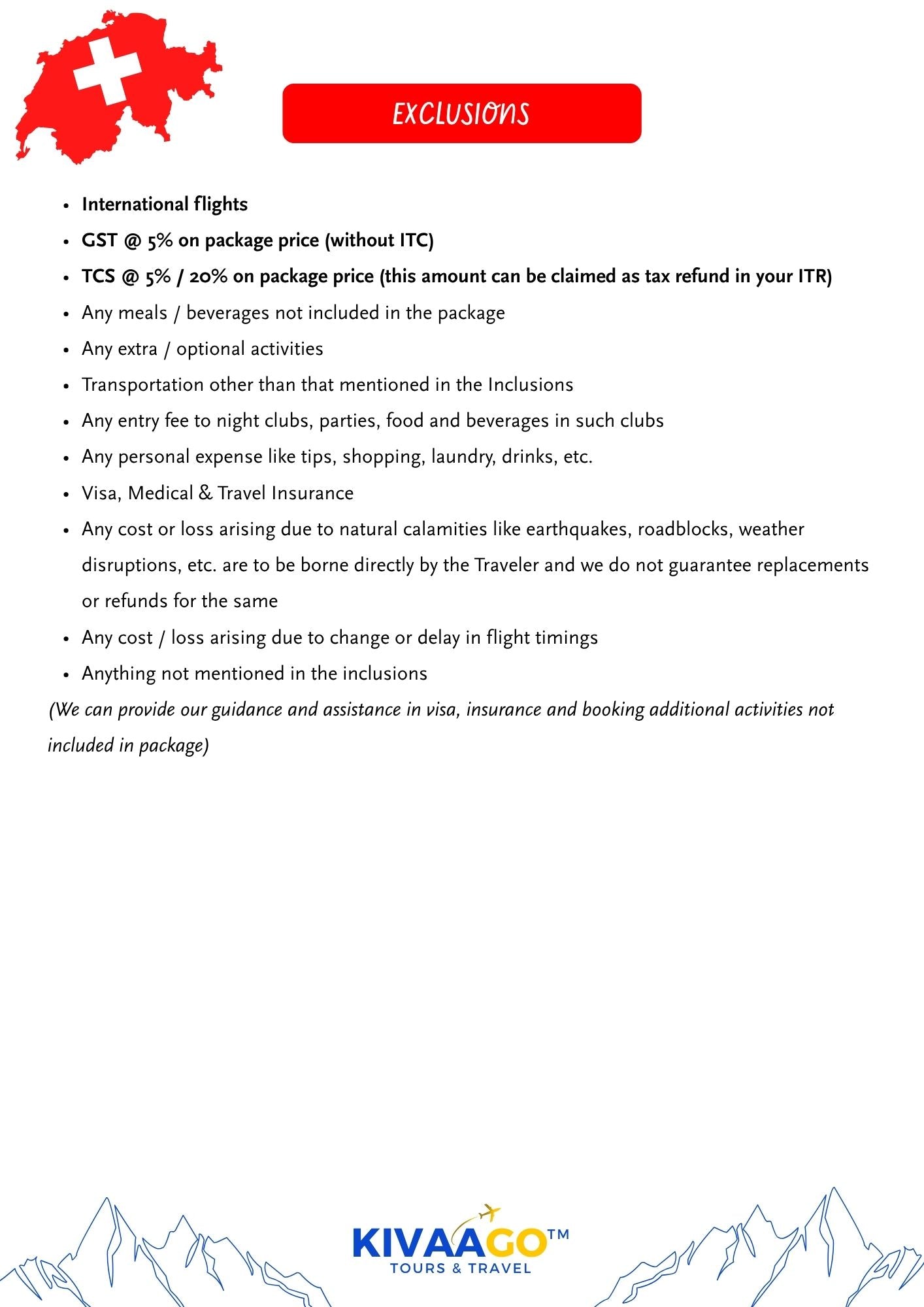 Scenic Switzerland Group Trip