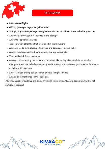 Scenic Switzerland Group Trip