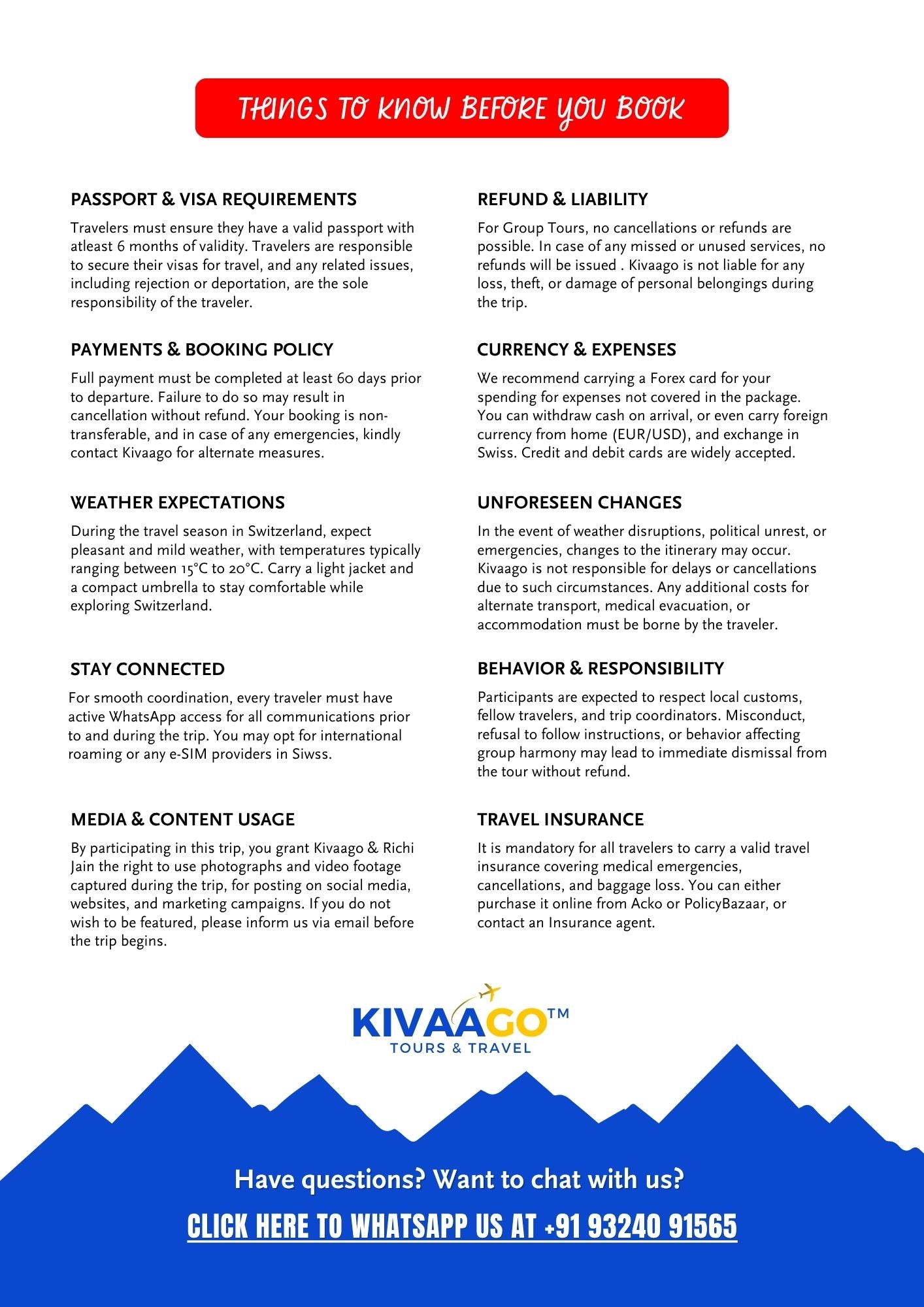 Scenic Switzerland Group Trip