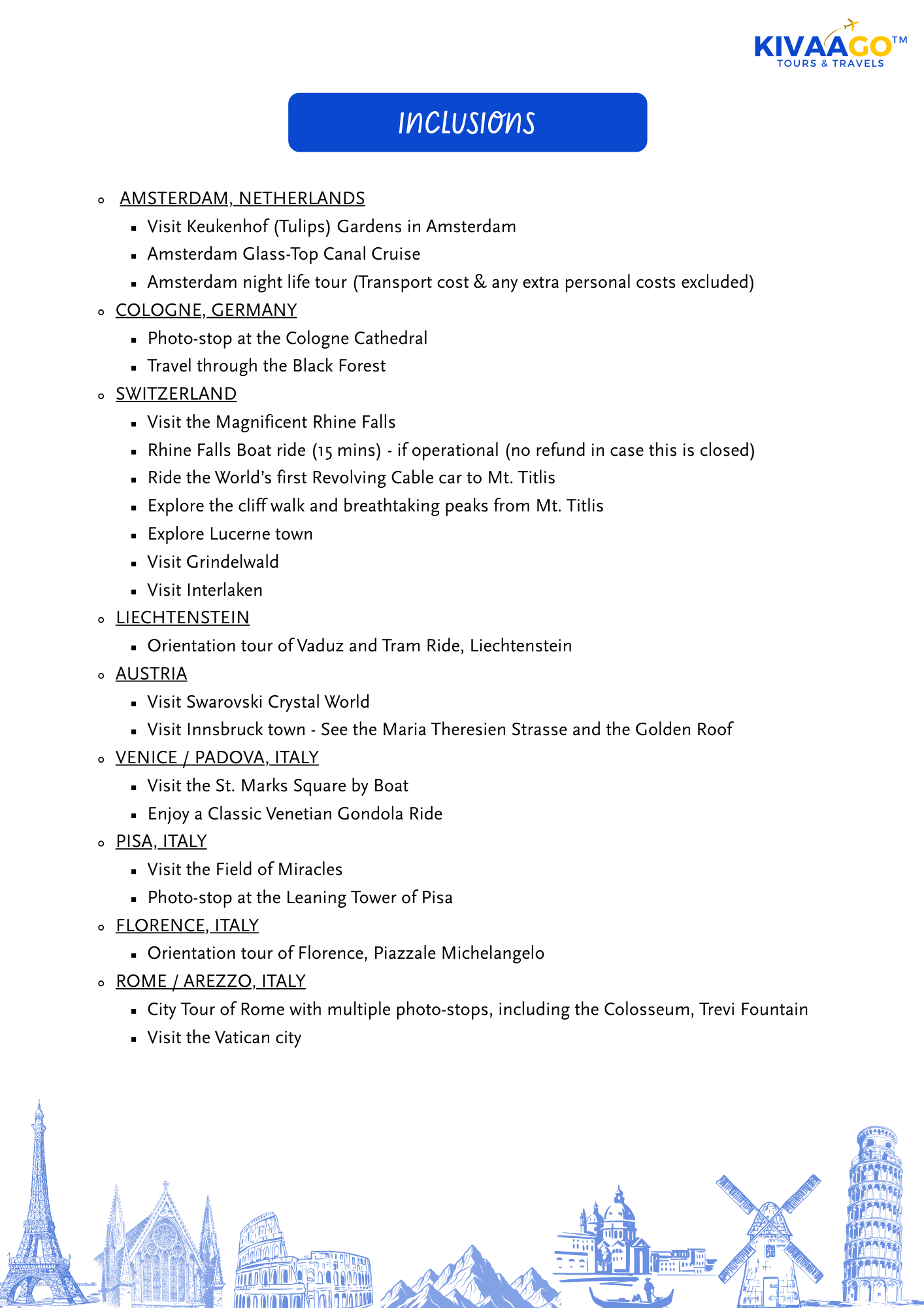 Grand Europe Group Trip