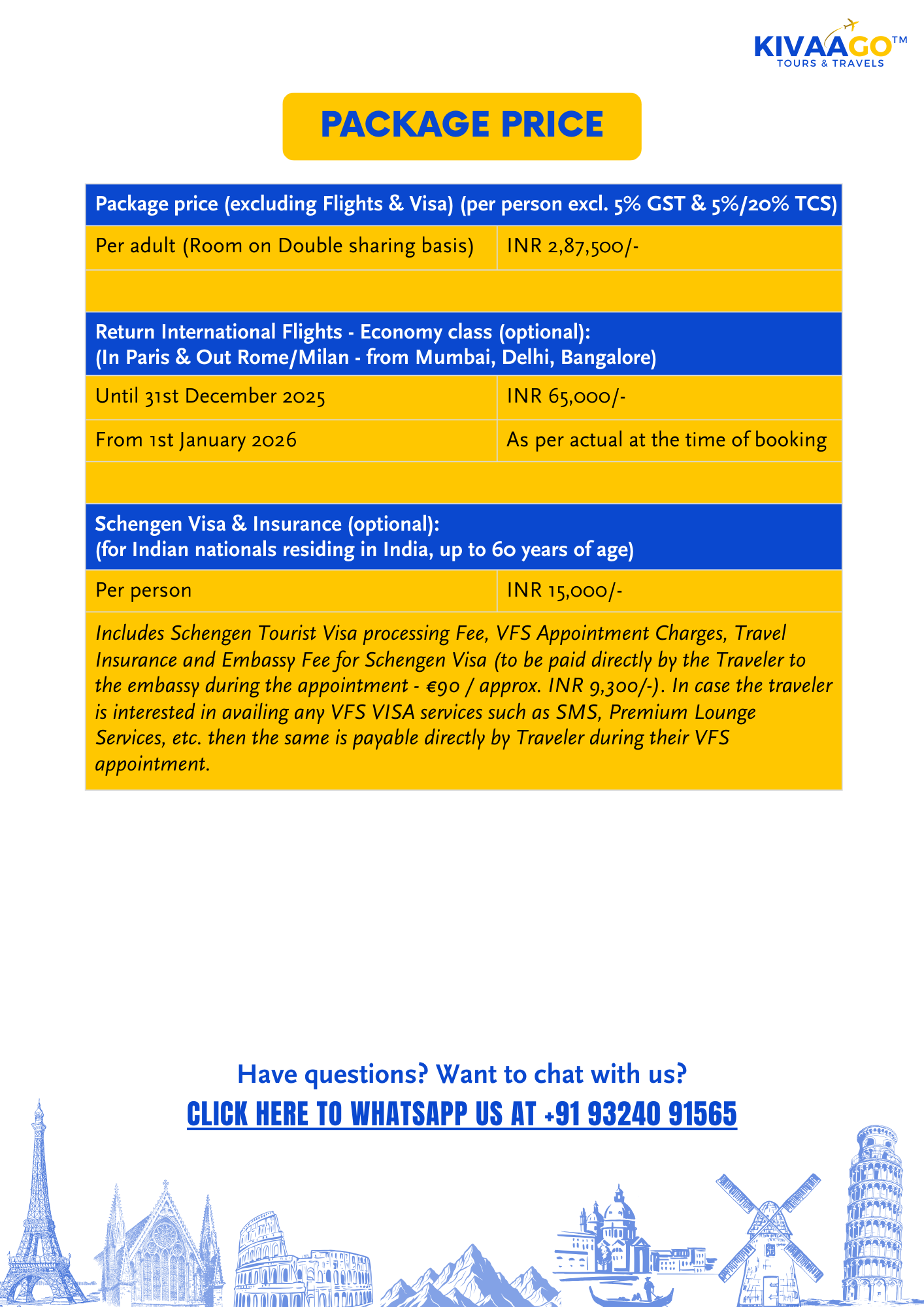 Grand Europe Group Trip