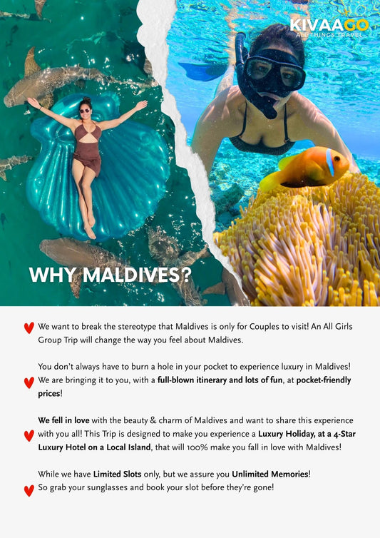 Maldives All Girls Group Trip